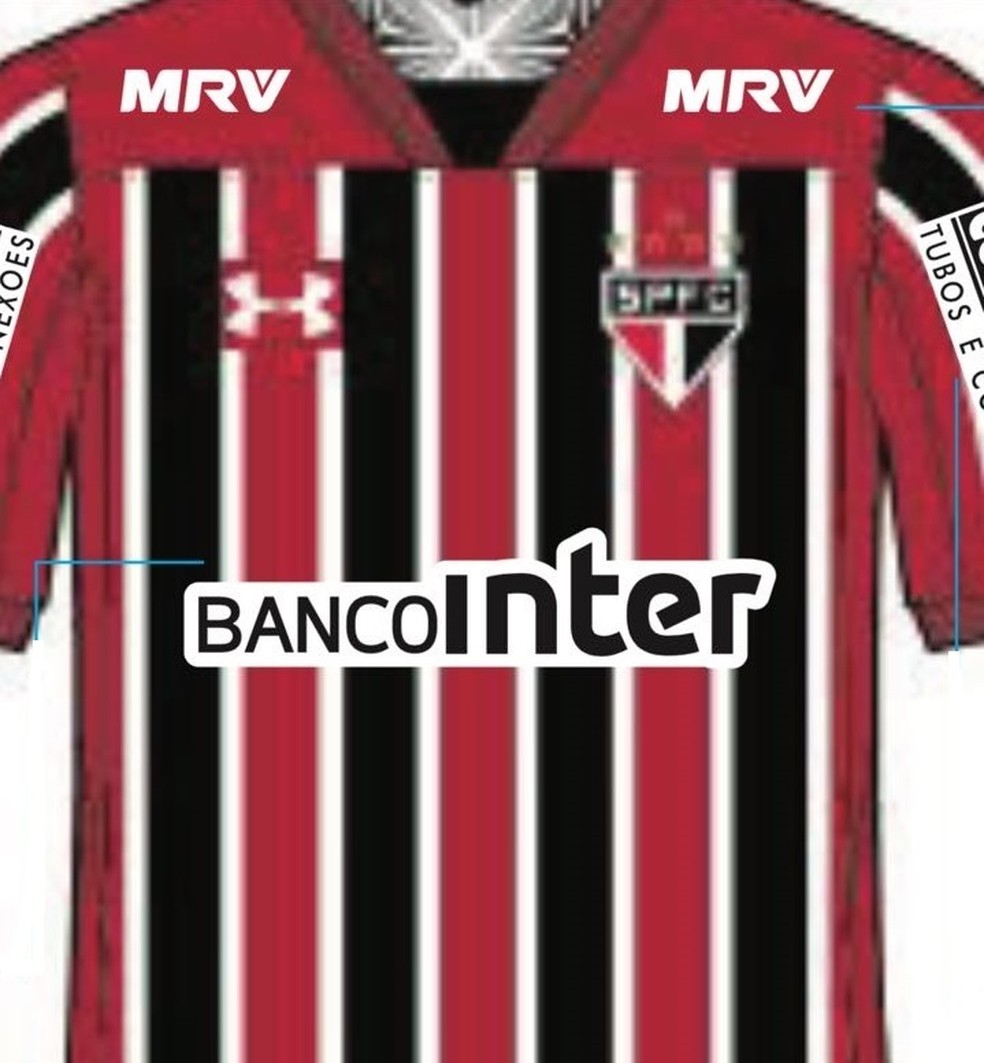 Modelo Tricolor do uniforme será usado no clássico deste domingo, contra o Corinthians (Foto: GloboEsporte.com)