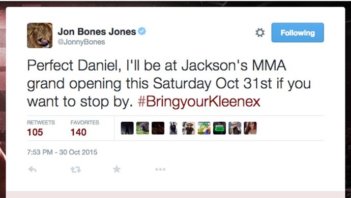 Jon Jones twitter Daniel Cormier