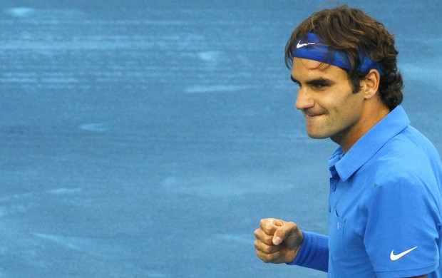 Roger Federer tênis Masters 1000 de Madri (Foto: Reuters)