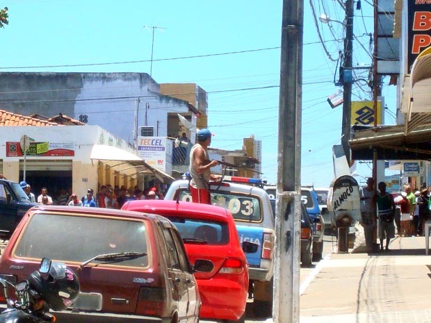 Ameaça em Pindobaçu (Foto: Blog do Walterley Kuhin)