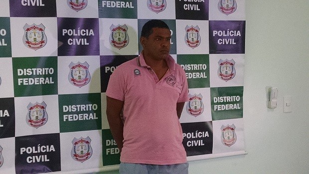 Cléber Caitano dos Santos assumiu a autoria do estupro, realizado no último sábado (2) (Foto: Gustavo Schuabb/G1 DF)