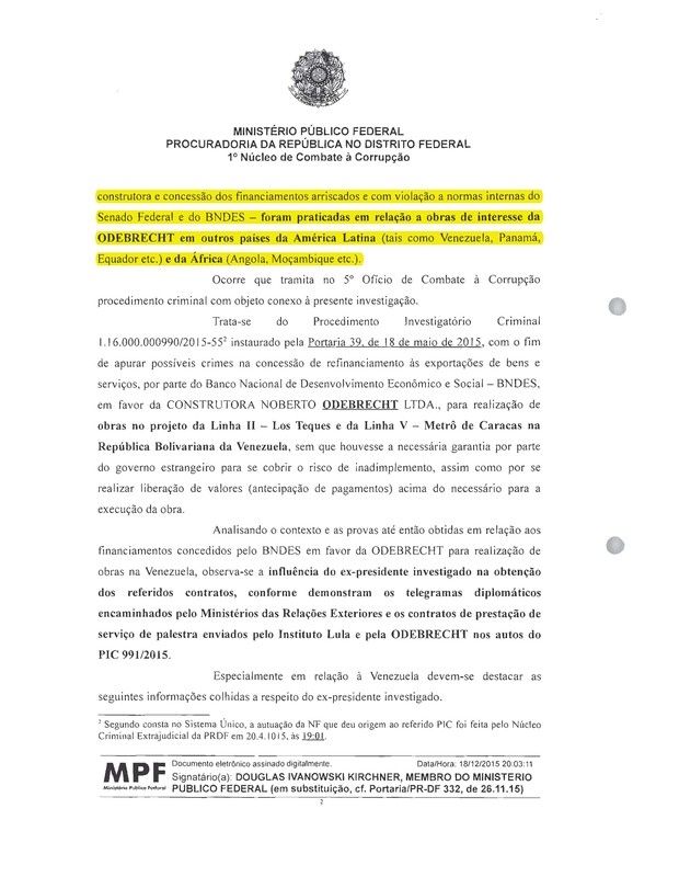 Ministério Público - Lula - Odebrecht (Foto: Reprodução) Ministério Público - Lula - Odebrecht (Foto: Reprodução)
