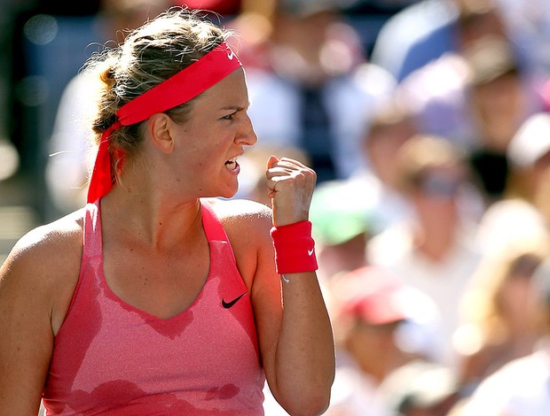 Victoria Azarenka tênis comemoração US Open (Foto: Getty Images)