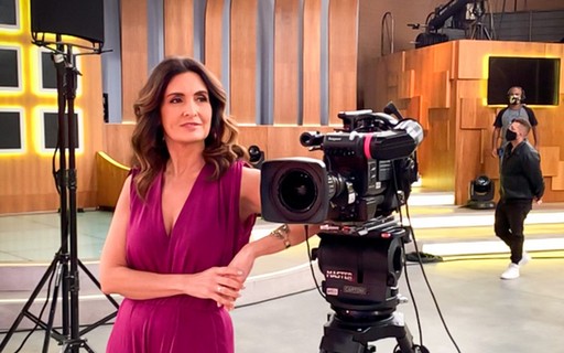 Fátima Bernardes mostra bastidores do Encontro Quem TV e Novelas