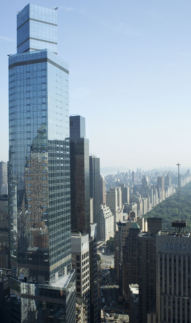 O hotel mais alto da América do Norte, Courtyard and Residence Inn Manhattan/Central Park  (Foto: Divulgação/Marriott)