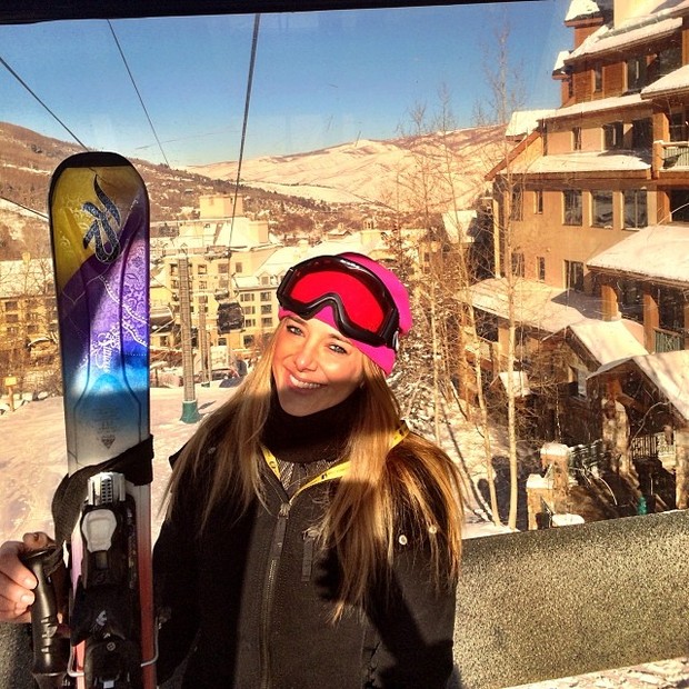 Ticiane Pinheiro em estação de esqui no Colorado, nos Estados Unidos (Foto: Instagram/ Reprodução)