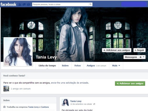 Tania Regina Levy - São Pedro (Foto: Reprodução/Facebook)