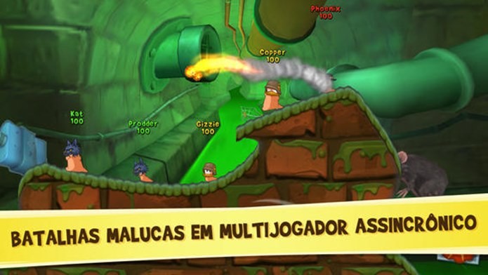 Em promoção, Worms 3 é um dos jogos mais baixados da semana (Foto: Divulgação)