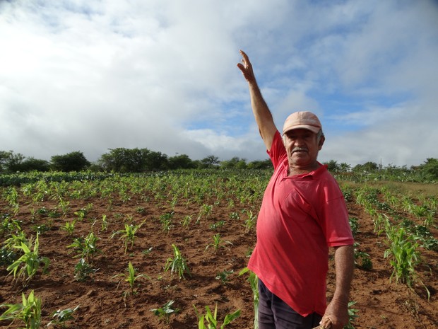 José Silvino Bezerra, agricultor  (Foto: Paula Cavalcante/ G1)