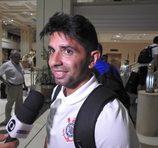 Corinthians chega ao Chile; Guilherme diz ter esperança de ser titular na 4ª