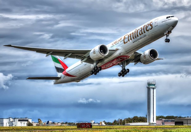 Boeing 777-300ER da Emirates  (Foto: Divulgação)