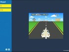 Papa pilota papamóvel e desvia de buracos em videogame paraguaio