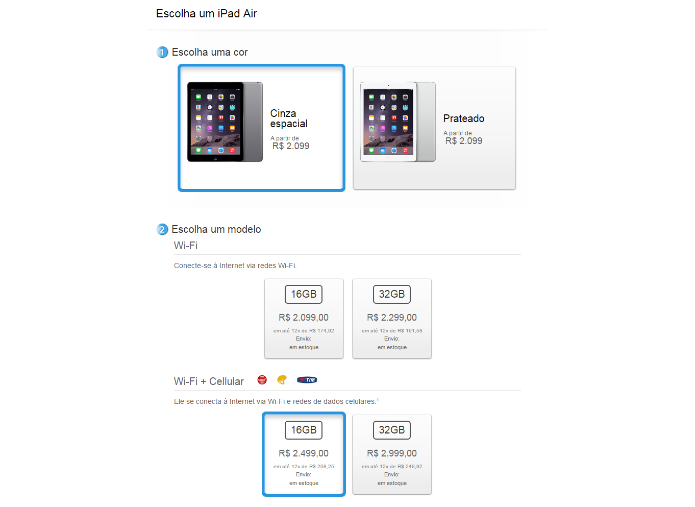 Apple aumenta preço de iPad (Foto: Reprodução/Apple) Apple aumenta preço de iPad (Foto: Reprodução/Apple)