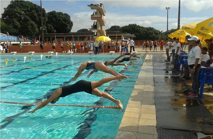 Competição de Natação Manaus (Foto: Divulgação/Fada)