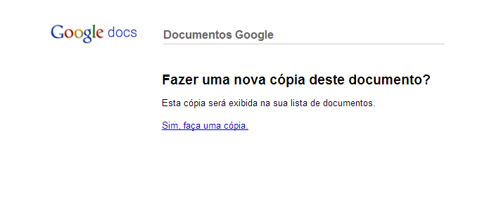 Copie a planilha contendo o script para sua conta do Drive (Foto: Reprodução/Paulo Alves)