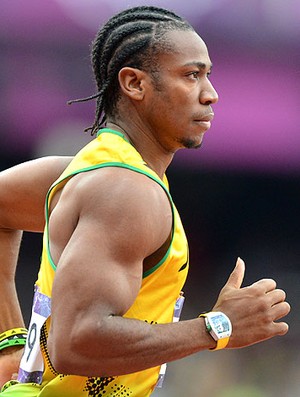 Yohan Blake relógio atletismo (Foto: AFP)