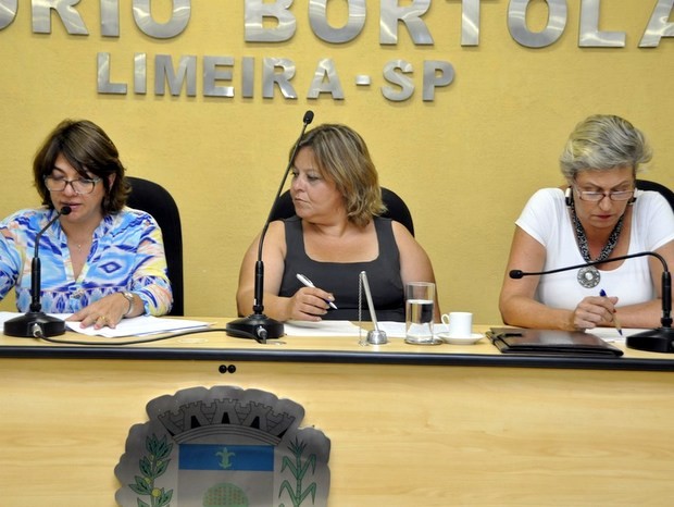 Comissão da Câmara de Limeira que sugere suspensão de vereador (Foto: Ronald Gonçalves/ Prefeitura de Limeira)