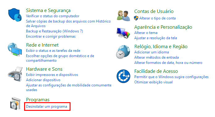 Abra o menu de desinstalação (Foto: Reprodução/Paulo Alves)