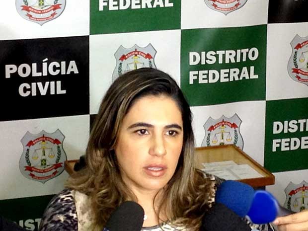 Delegada-chefe da DPCA, Valéria Martirena (Foto: Lucas Salomão/G1)