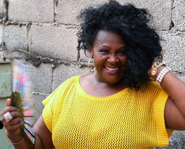 Maria do Carmo, mãe de Angélica, já se inspirou na Rihanna para cortar o cabelo (Foto: Claudia Rezende/Gshow)