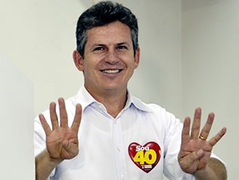 Candidato Mauro Mendes (Foto: Kelly Martins/G1)