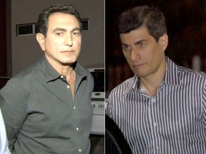 Ex-secretrios Pedro Nadaf ( esquerda) e Marcel de Cursi ( direita)- Operao Sodoma (Foto: Reproduo/TVCA)