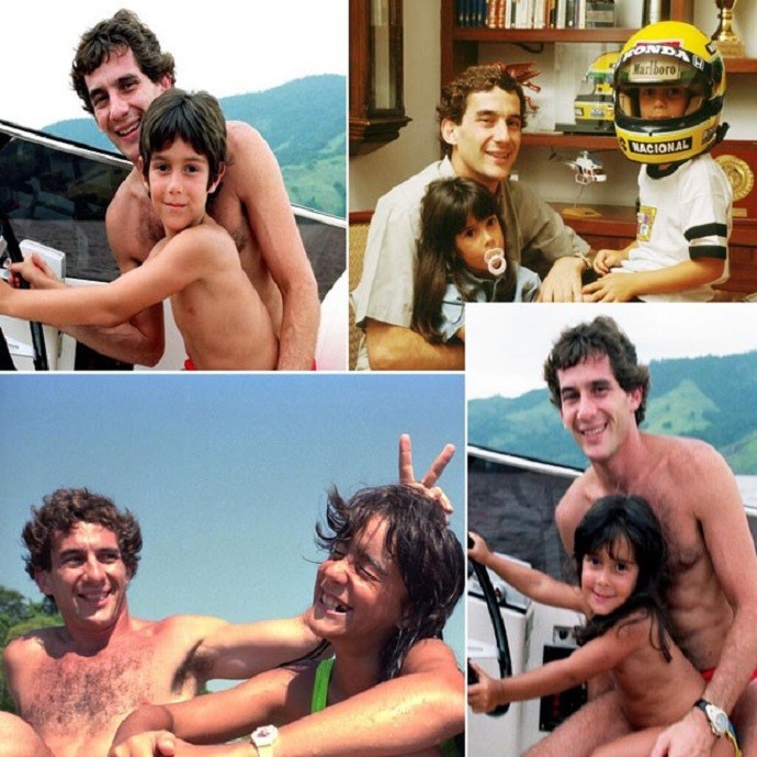 Recentemente, Bruno Senna lembrou momentos com o tio Ayrton Senna, nas redes sociais (Foto: Reprodução/Twitter)