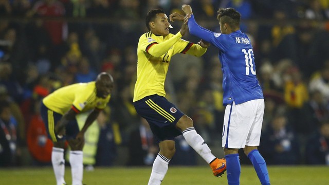 Neymar Brasil x Colômbia Copa América (créditos: Reuters)