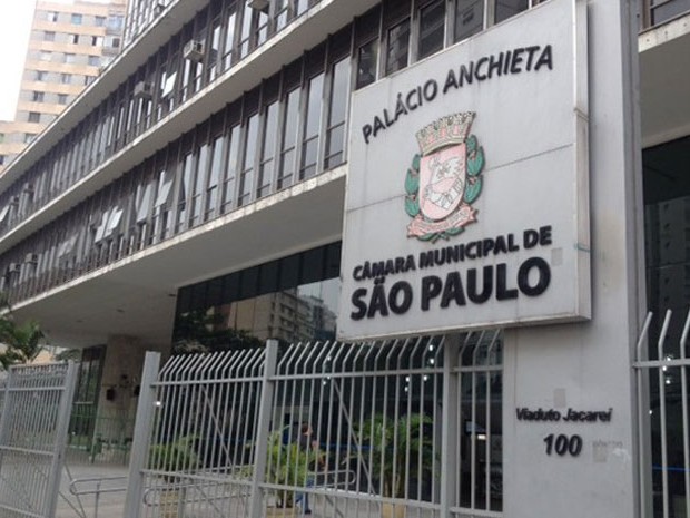 Fachada da Câmara Municipal de São Paulo (Foto: Roney Domingos/G1)