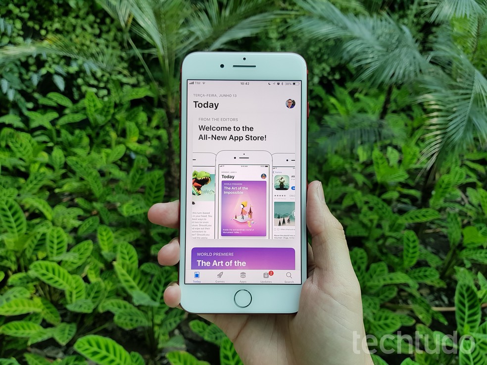Nova App Store no iOS 11 (Foto: Thássius Veloso/TechTudo)
