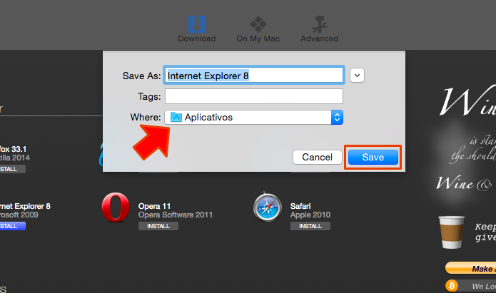 internet explorer 11 for mac wine