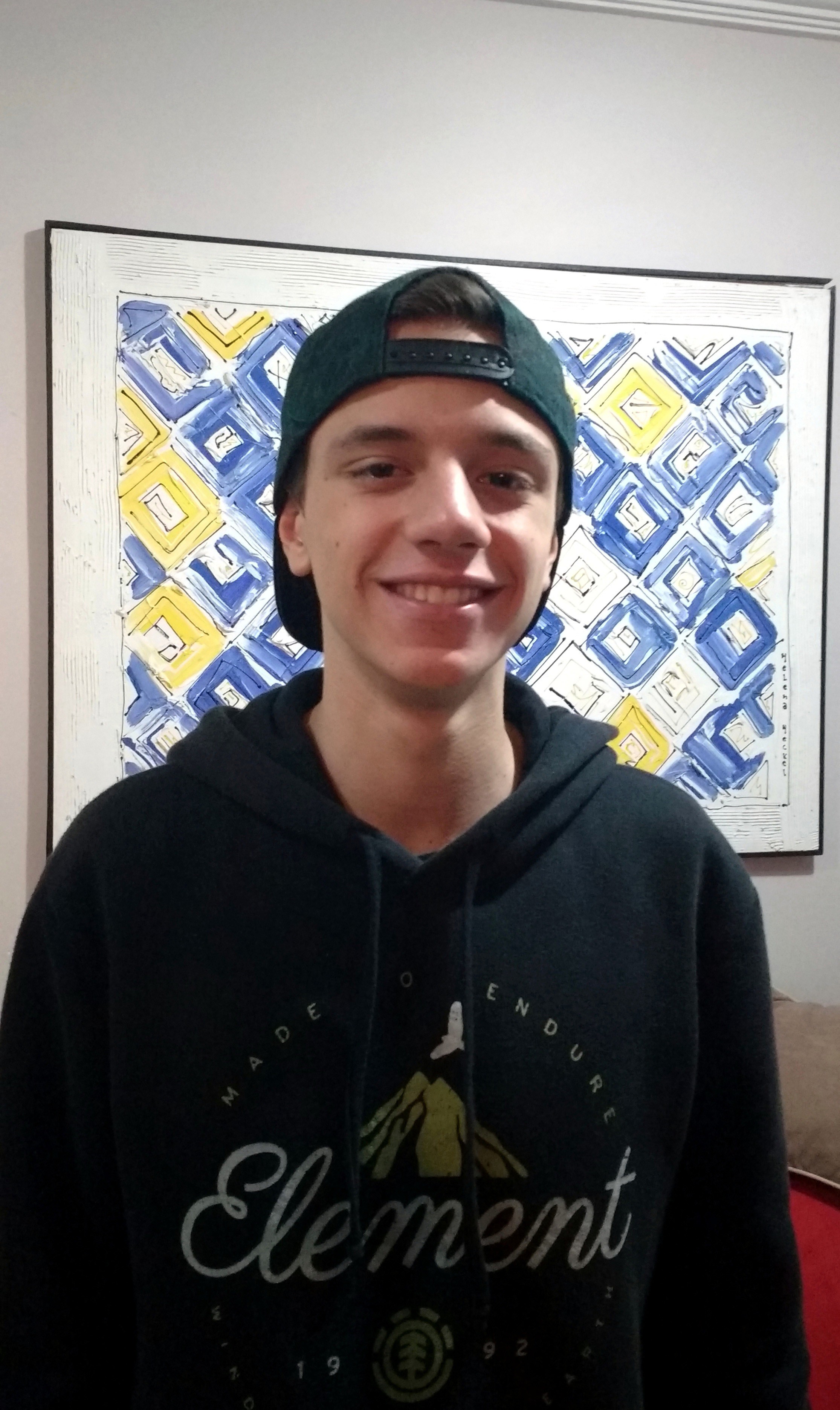 João Vitor Guerreiro Dias - tem 16 anos, é de São Paulo (SP) e cursa o 3º ano do ensino médio no colégio Etapa (Foto: divulgação)