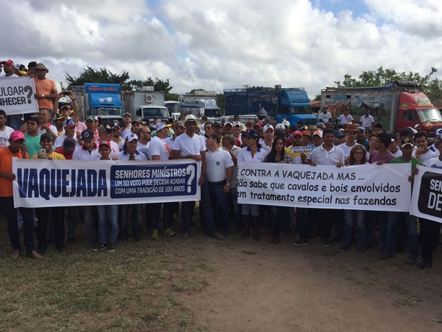 Vaquejadas: centenas fazem protestos em 4 cidades na Bahia contra decisão do STF 7