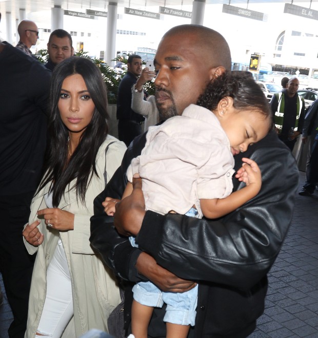 Kim Kardashian e Kanye West  (Foto: X17 )