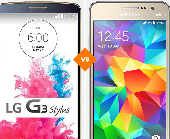 LG G3 Stylus e Galaxy Gran Prime Duos: veja o comparativo de ficha técnica (Foto: Arte/TechTudo)