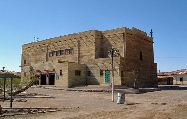 Teatro de Humberstone, no deserto do Atacama (Foto: Hermann Luyken/Creative Commons)