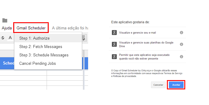 Autorize o acesso dos seus dados pelo script (Foto: Reprodução/Paulo Alves)