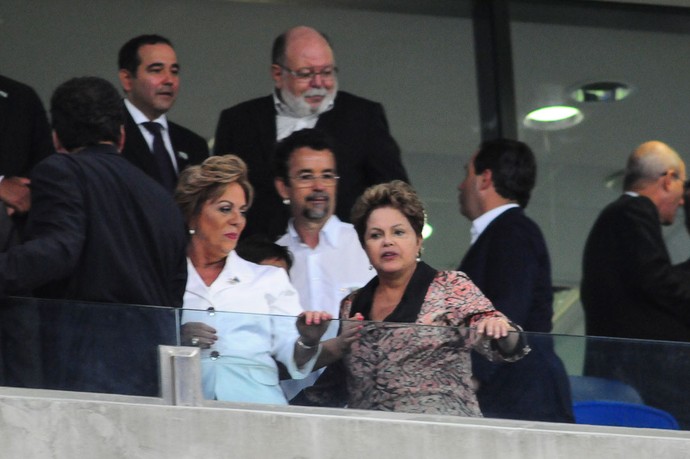 Dilma Roussef inauguração arena das dunas (Foto: João Carlos Mazella/Agência Estado)
