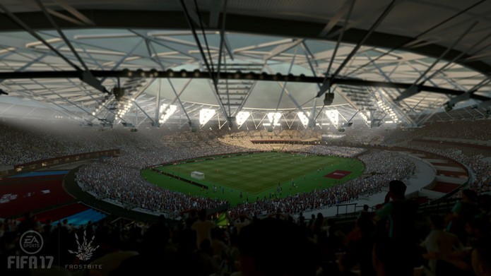 Novo estádio do West Ham estará no Fifa 17 substituindo o Boleyn Ground, antigo Upton Park (Foto: Divulgação/EA)