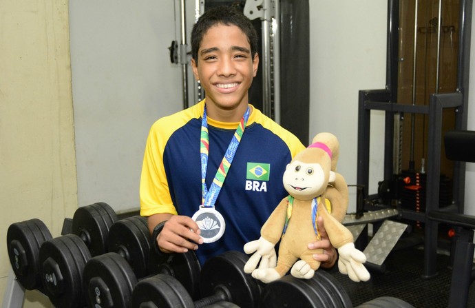 Lucas faturou a prata no Parapan (Foto: Antônio Lima/Sejel)