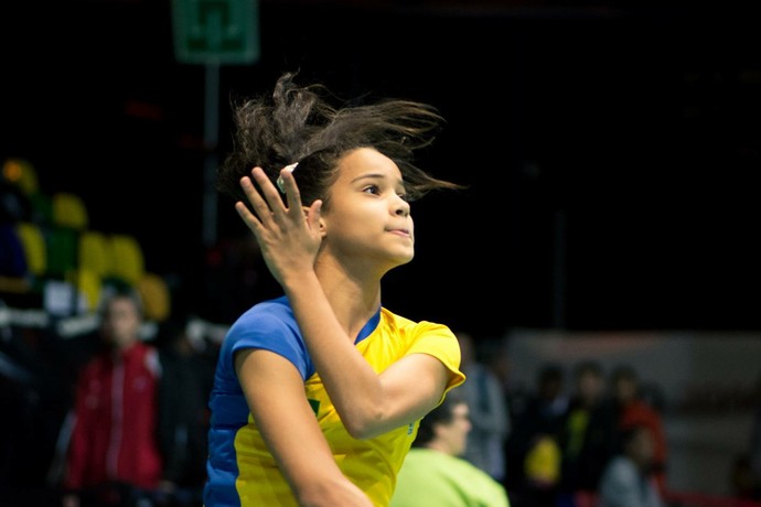Juliana Viana badminton (Foto: Sérgio Lopes)