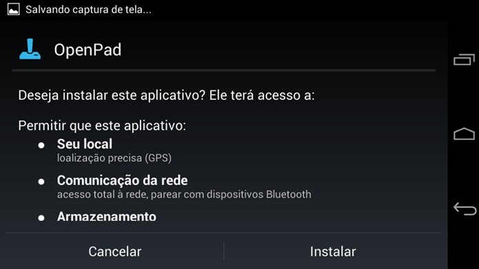 Instale o app OpenPad (Foto: Reprodução / Dario Coutinho)