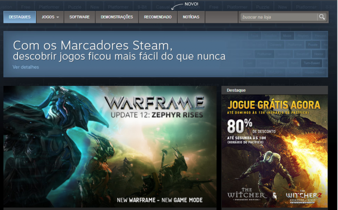Steam (Foto: Reprodução/Paulo Vasconcellos)