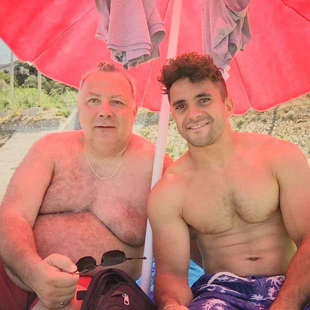 Sam Stanley e Laurence Hicks (Foto: Reprodução / Instagram)