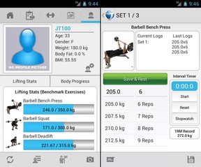 BELEZA - Aplicativos de dieta - JeFit (Foto: Reprodução)