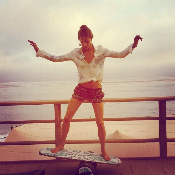 Alessandra Ambrósio em Los Angeles, nos EUA (Foto: Instagram/ Reprodução)