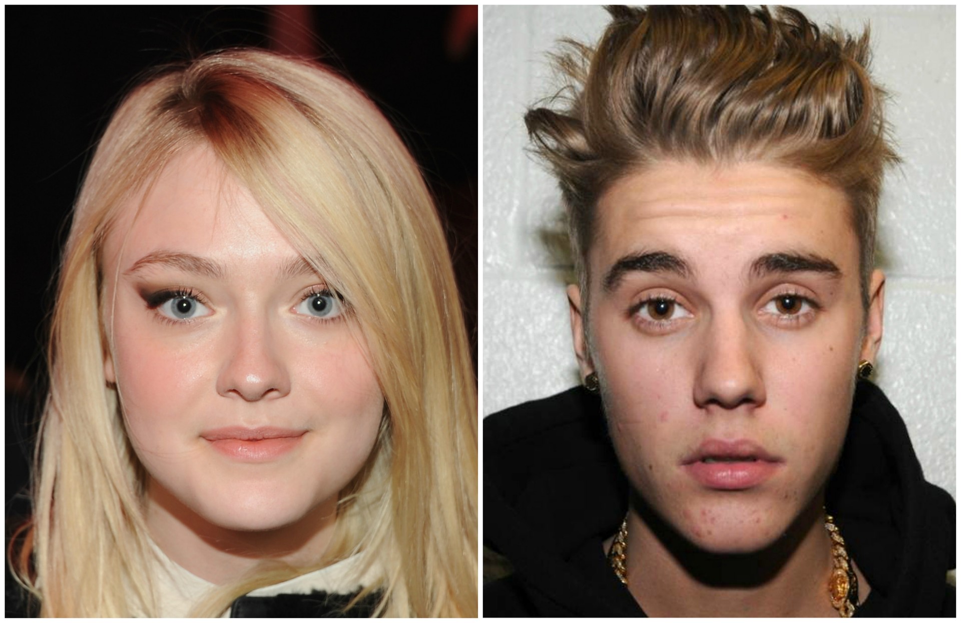 Dakota Fanning e Justin Bieber têm 20 anos cada. (Foto: Getty Images)