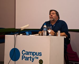 Steve Wozniak hoje não tem mais nenhuma ligação formal com a Apple (Foto: Altieres Rohr/Especial para o G1)