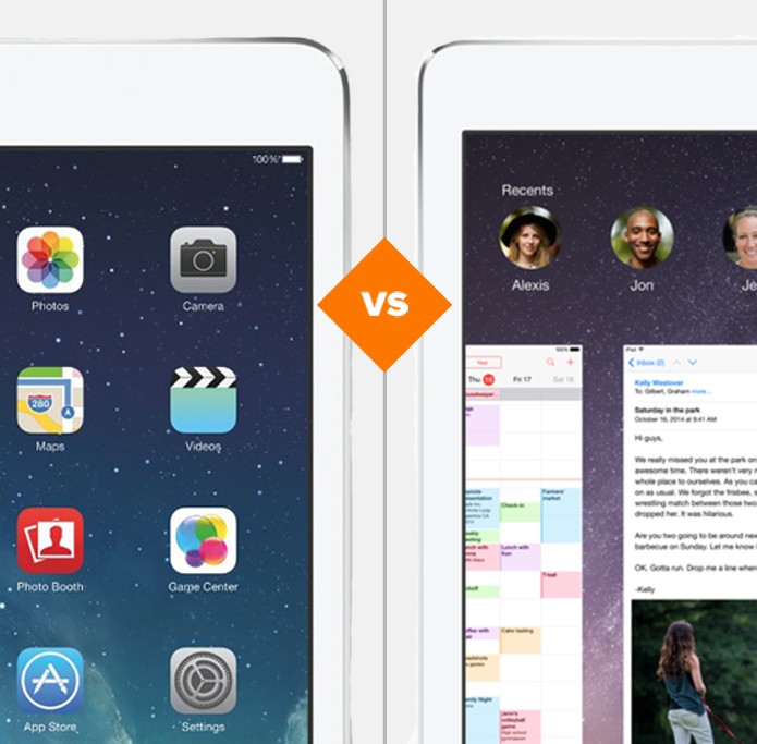 iPad Air ou iPad Air 2? Confira quem ganha no comparativo (Foto: Arte/TechTudo)