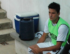 Celico, lateral-esquerdo do Botafogo-PB (Foto: Larissa Keren / Globoesporte.com/pb)
